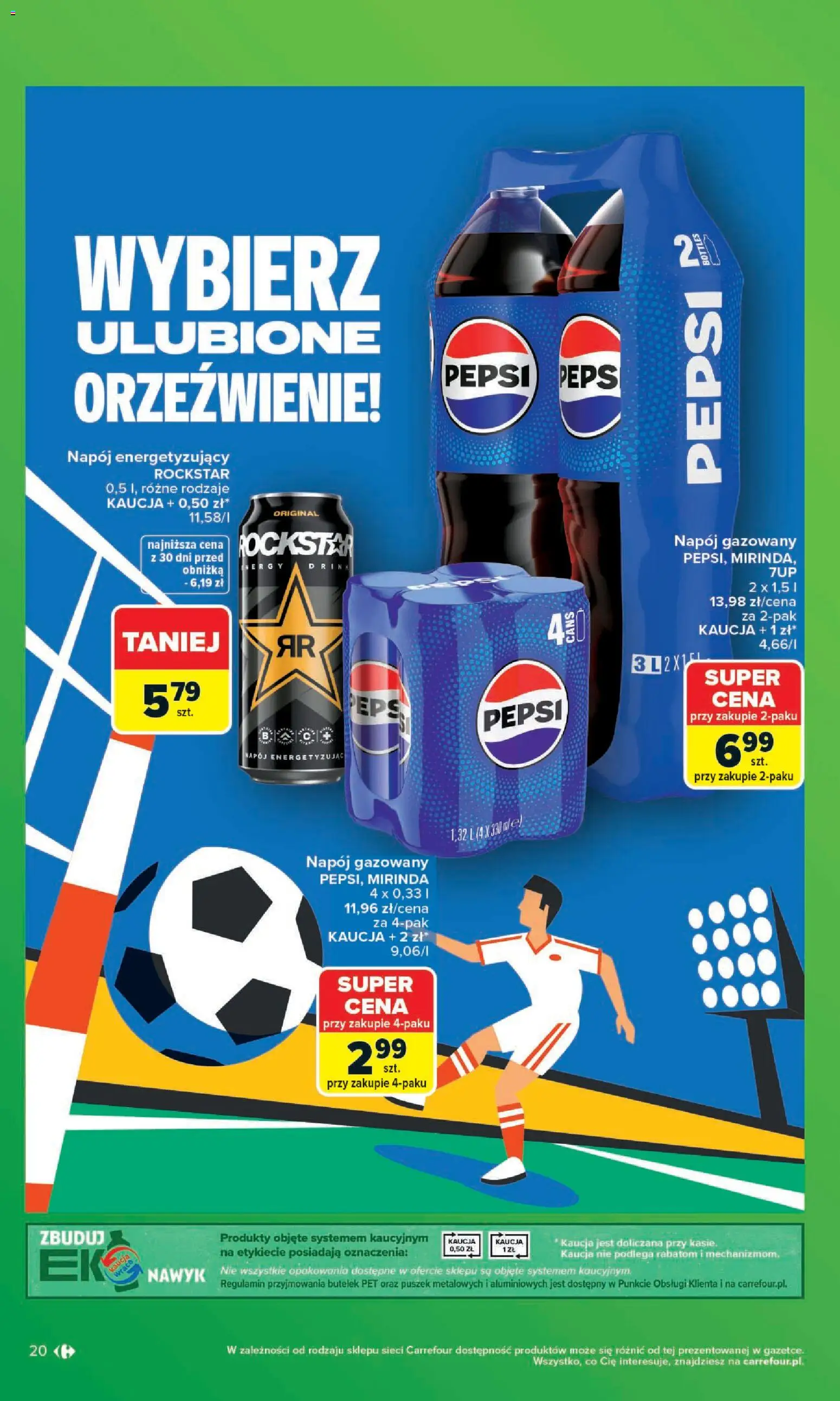 Carrefour gazetka - Zakupowa taktyka kibica od 01.06.2026 | Strona: 20