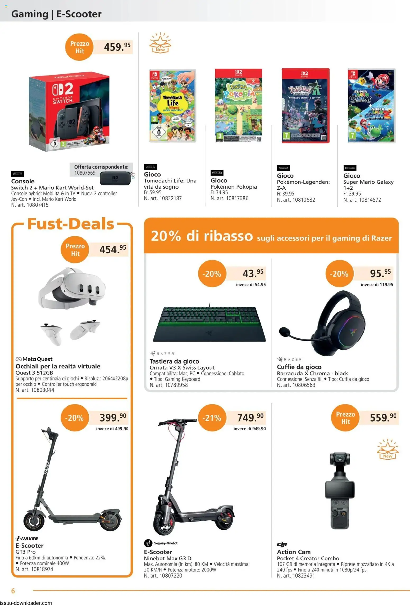 Fust aktionen IT – gültig ab 01.05.2026 | Seite: 6 | Produkte: Action Cam, Pc