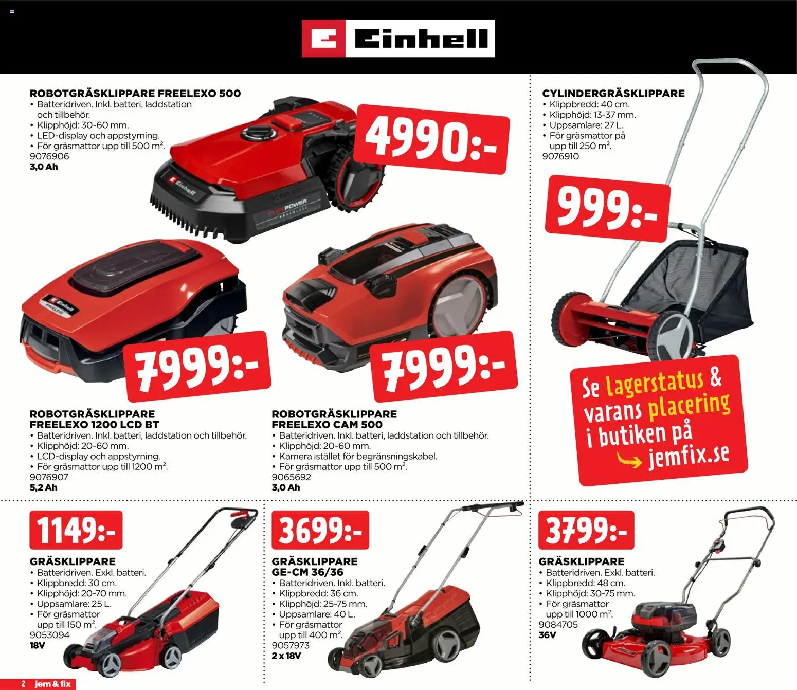 Jem & Fix reklamblad aktuell från 03.05.2026 | Sida: 2