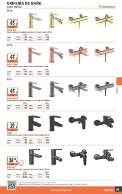Vista previa Obramat folleto válido desde el 23.03.2026 | Página: 219 | Productos: Lavabo, Baño, Ducha