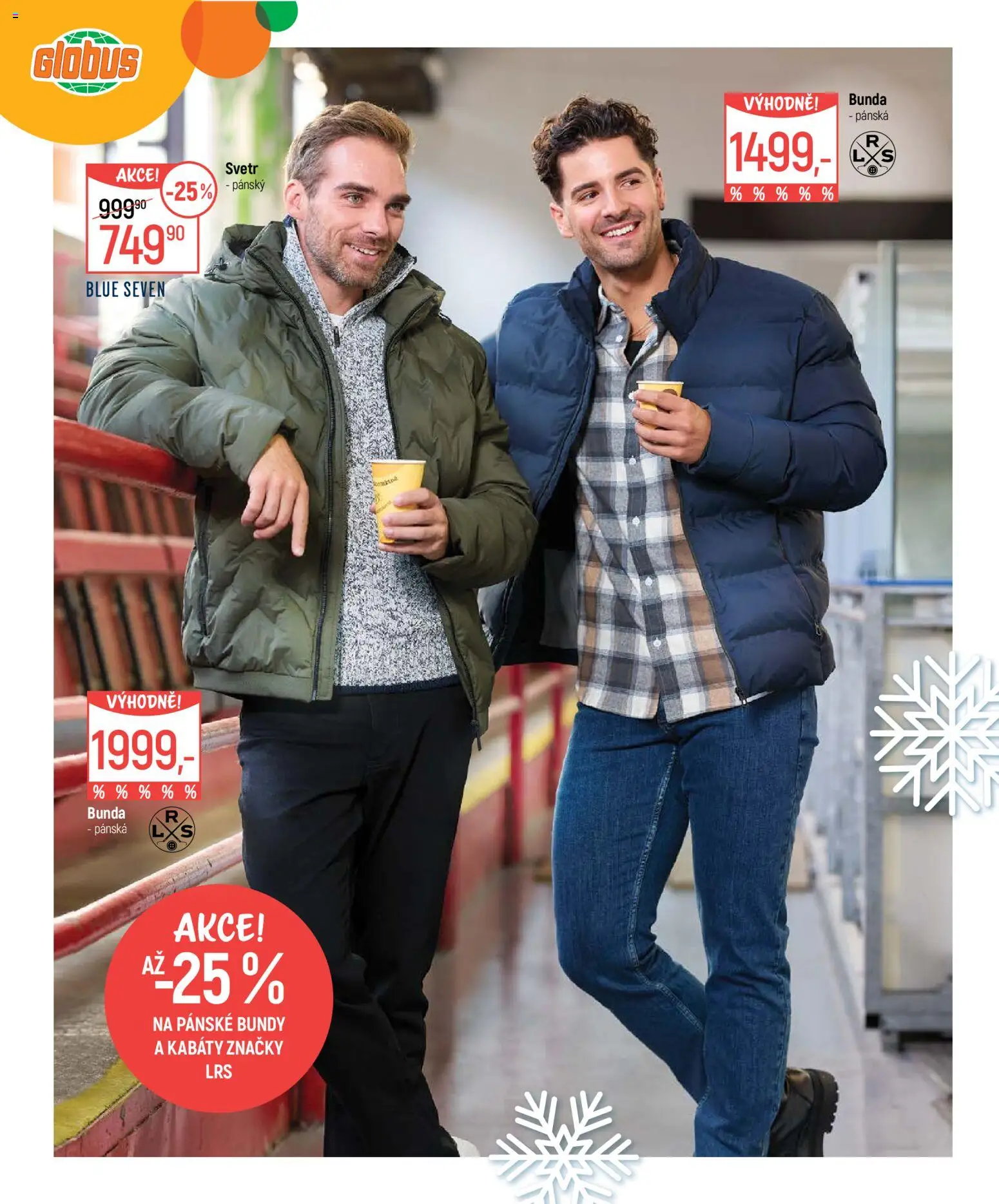 Globus leták - Zima od 13.10.2026 | Strana: 12 | Produkty: Svetr, Bunda, Globus, Bundy