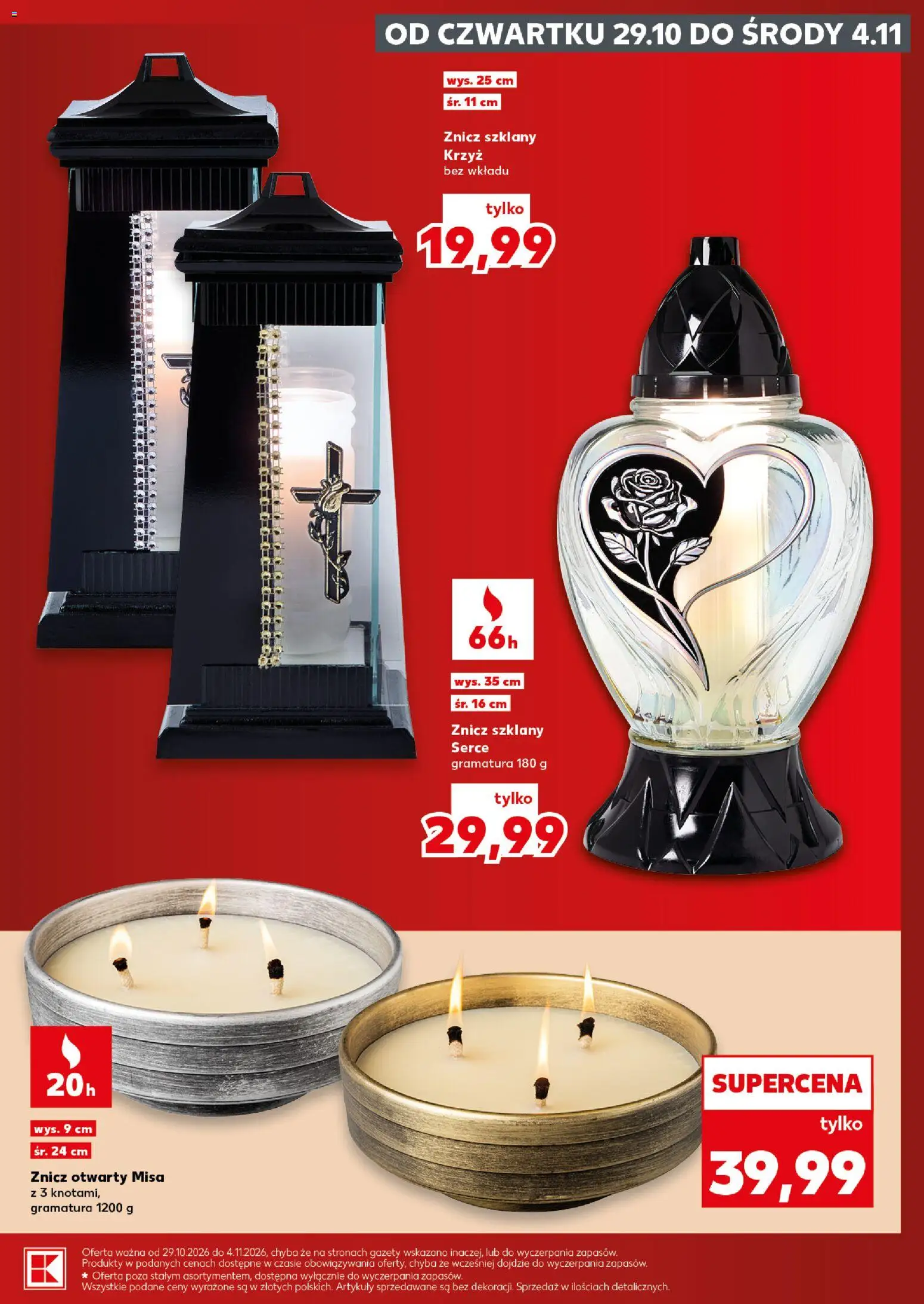 Kaufland Polsko leták - Katalog znicze od 29.10.2026 | Strana: 9
