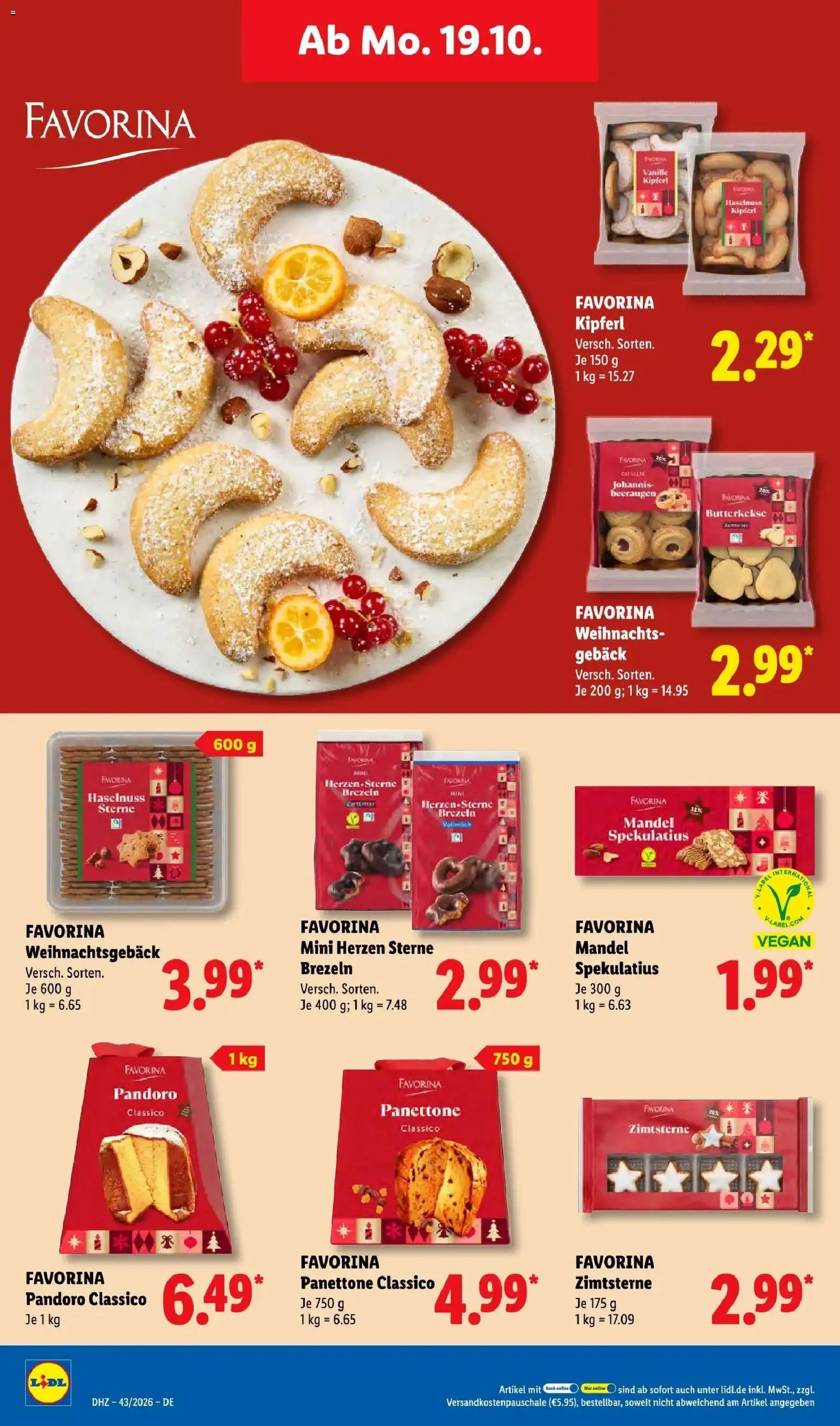 Lidl Prospekt Weikersheim (ab 19.10.2026) zum Blättern » Angebote | Seite: 28 | Produkte: Butterkekse, Vanille