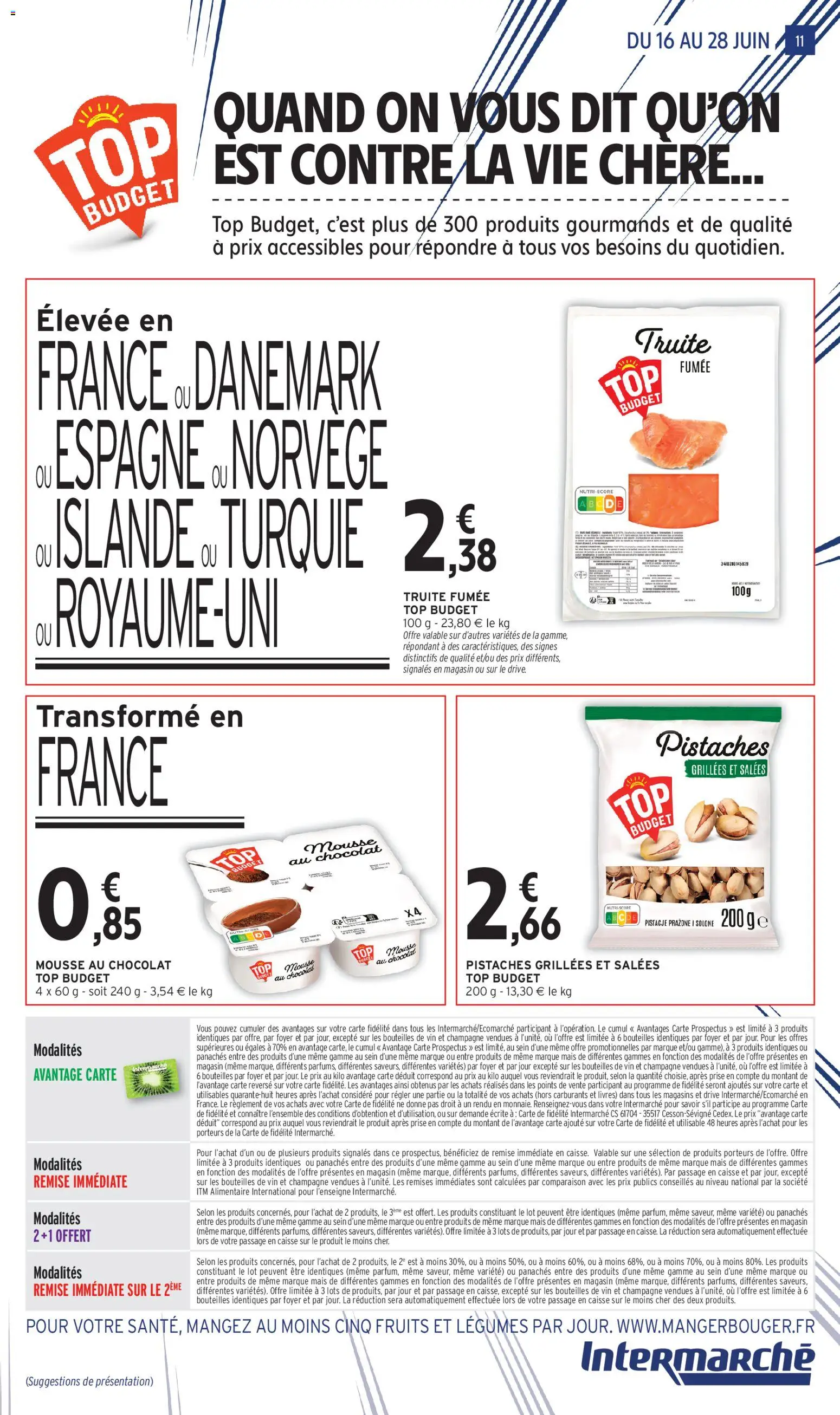 {H1} | Page: 11 | Produits: Champagne, Pistaches, Chocolat, Vin