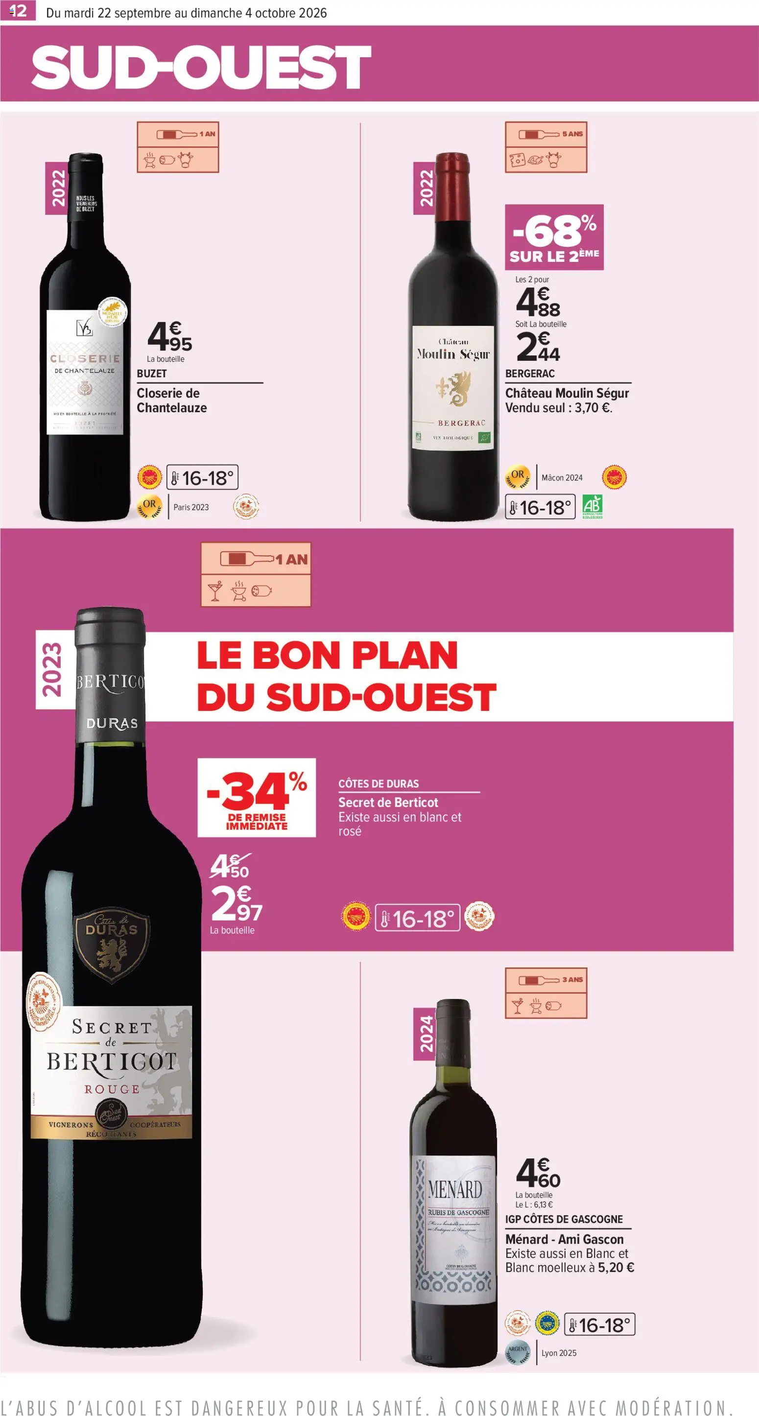 {H1} | Page: 12 | Produits: Blanc moelleux, Bouteille, Vin