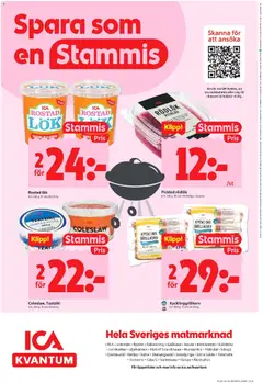 ICA Kvantum erbjudanden - Förhandsvisning av reklamblad från butik ICA Kvantum aktuell från 04.05.2026 | Sida: 10 | Produkter: Såg, Grillkorv, Rostad lök, Gurka