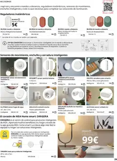 Vista previa IKEA - Iluminación y hogar inteligente válido desde el 29/09/2026 | Página: 29 | Productos: Móvil, Bombilla, Iluminación, Enchufe