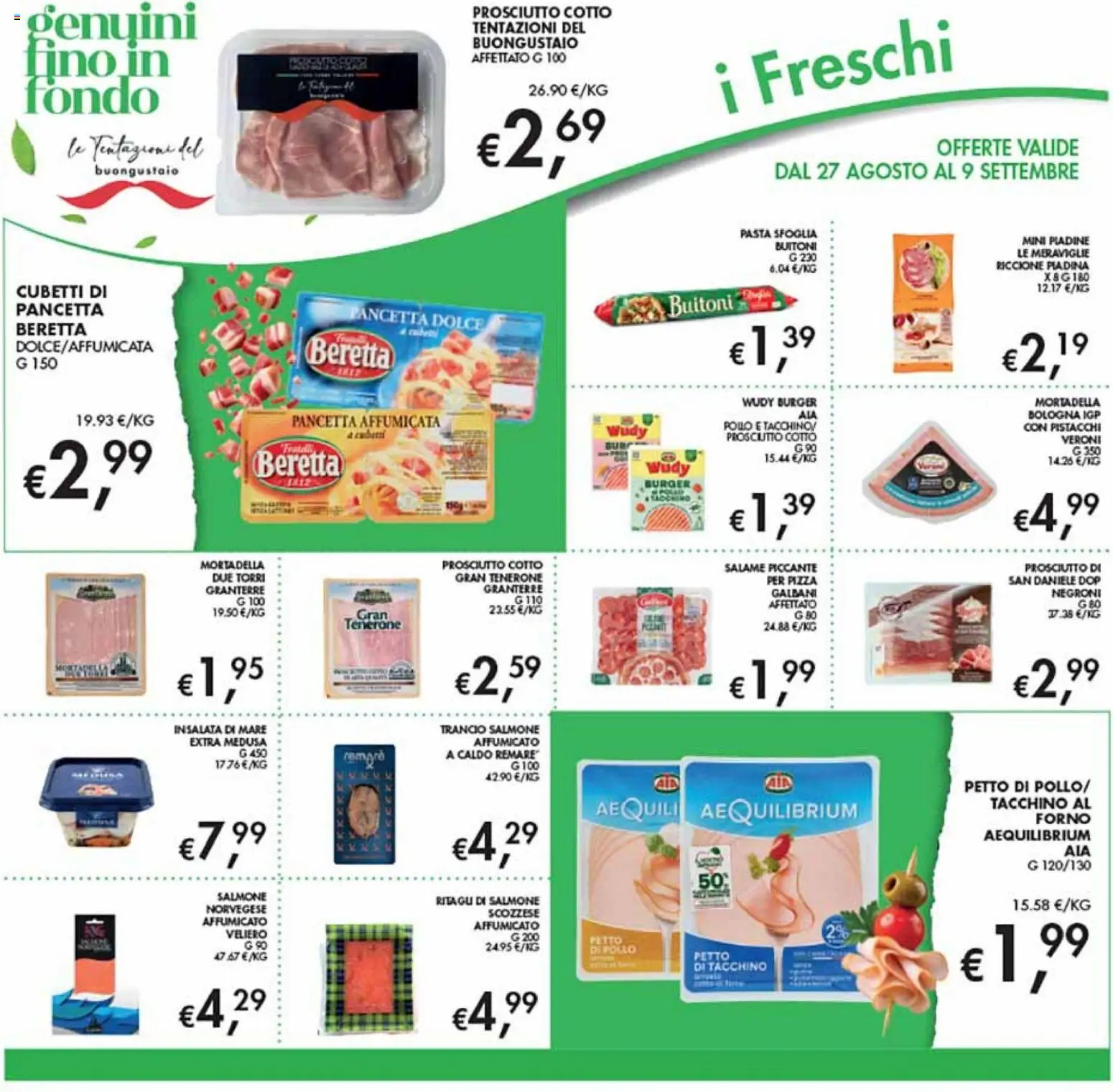 Volantino Coal del 27/08/2026 | Pagina: 10 | Prodotti: Pollo, Salmone, Prosciutto, Forno