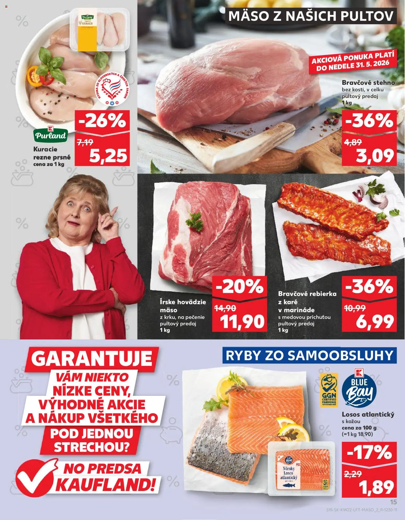 Kaufland SK akciós ujság - amely érvényes a következő dátumtól: 28.05.2026 | Oldal: 15