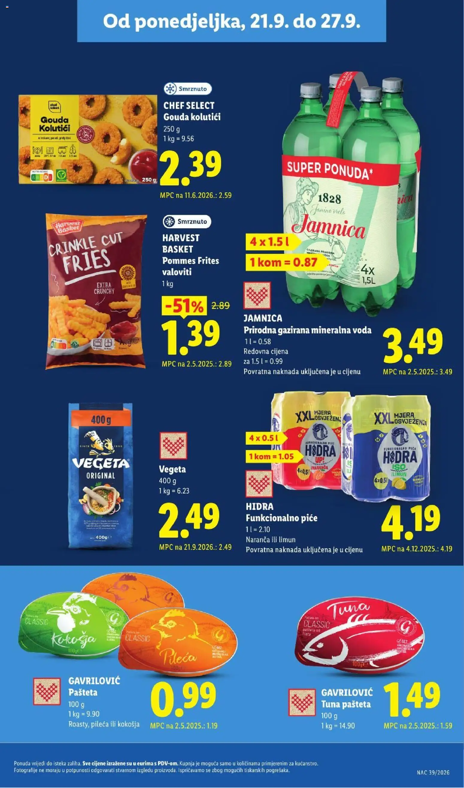 Lidl katalog | vrijedi od 21.09.2026 | Stranica: 11