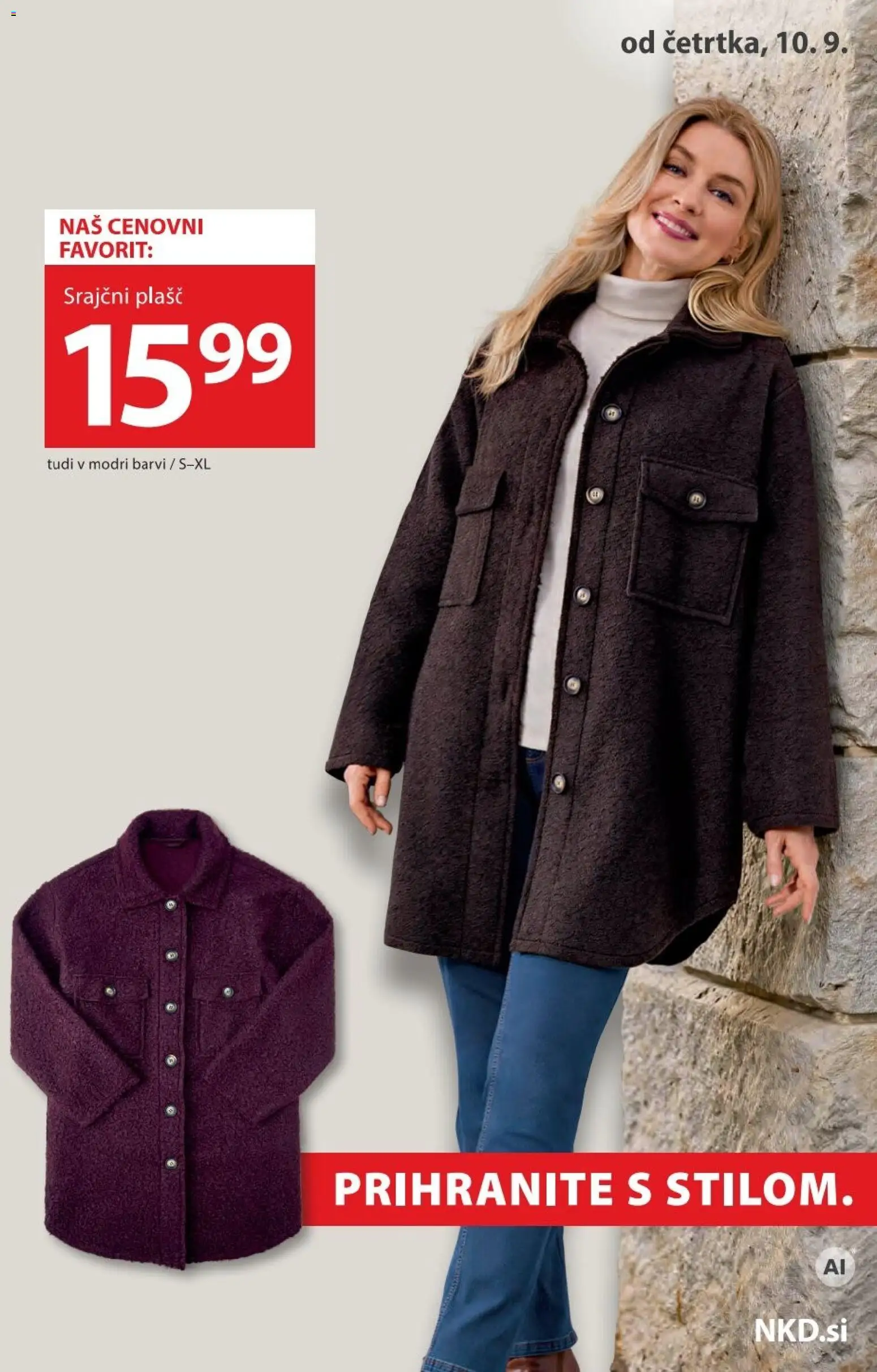 Novi NKD katalog ponudbe – veljaven od 10.09.2026 | Stran: 3 | Izdelki: Plasc