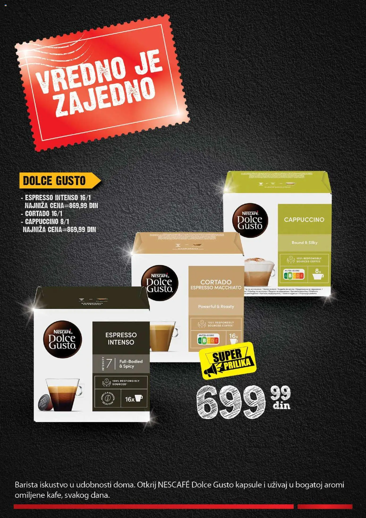 Roda katalog - važi od 06.08.2026 | Strana: 7 | Proizvode: Dolce Gusto, Kapsule, Nescafé