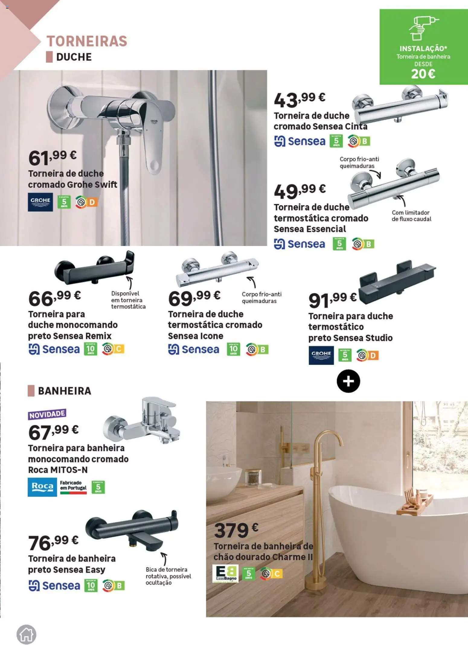 Leroy Merlin Catálogo Casas de Banho │ válido de 28.05.2026 | Página: 63 | Produtos: Torneira
