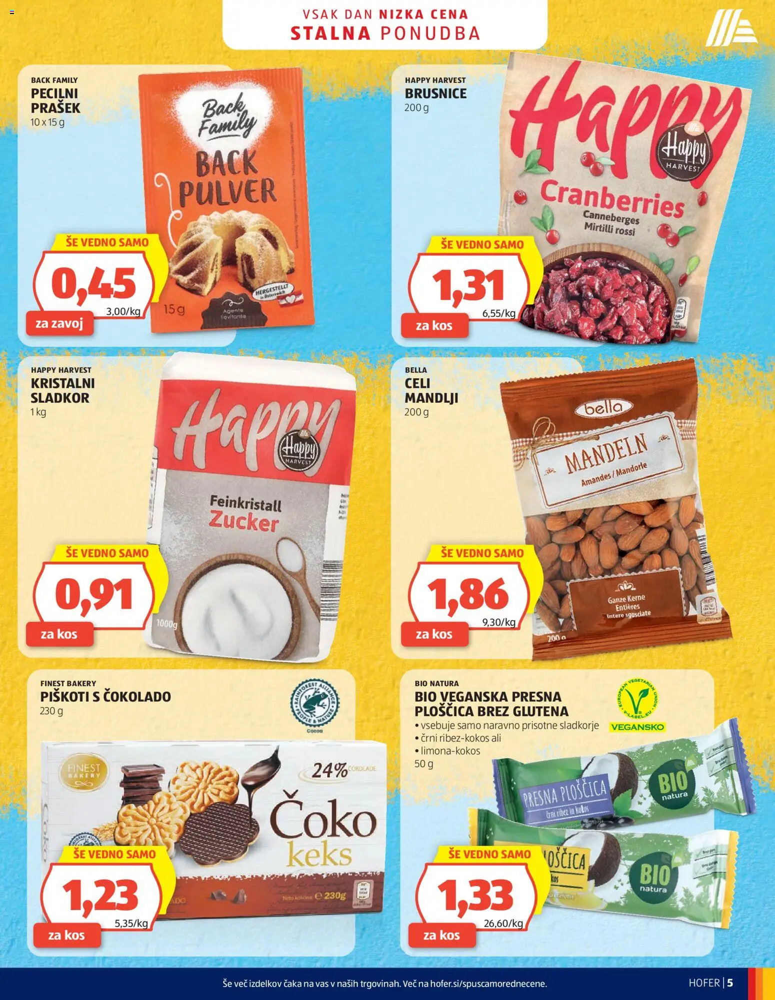 Hofer SI katalog | vrijedi od 03.06.2026 | Stranica: 5 | Proizvodi: Ribež, Keks