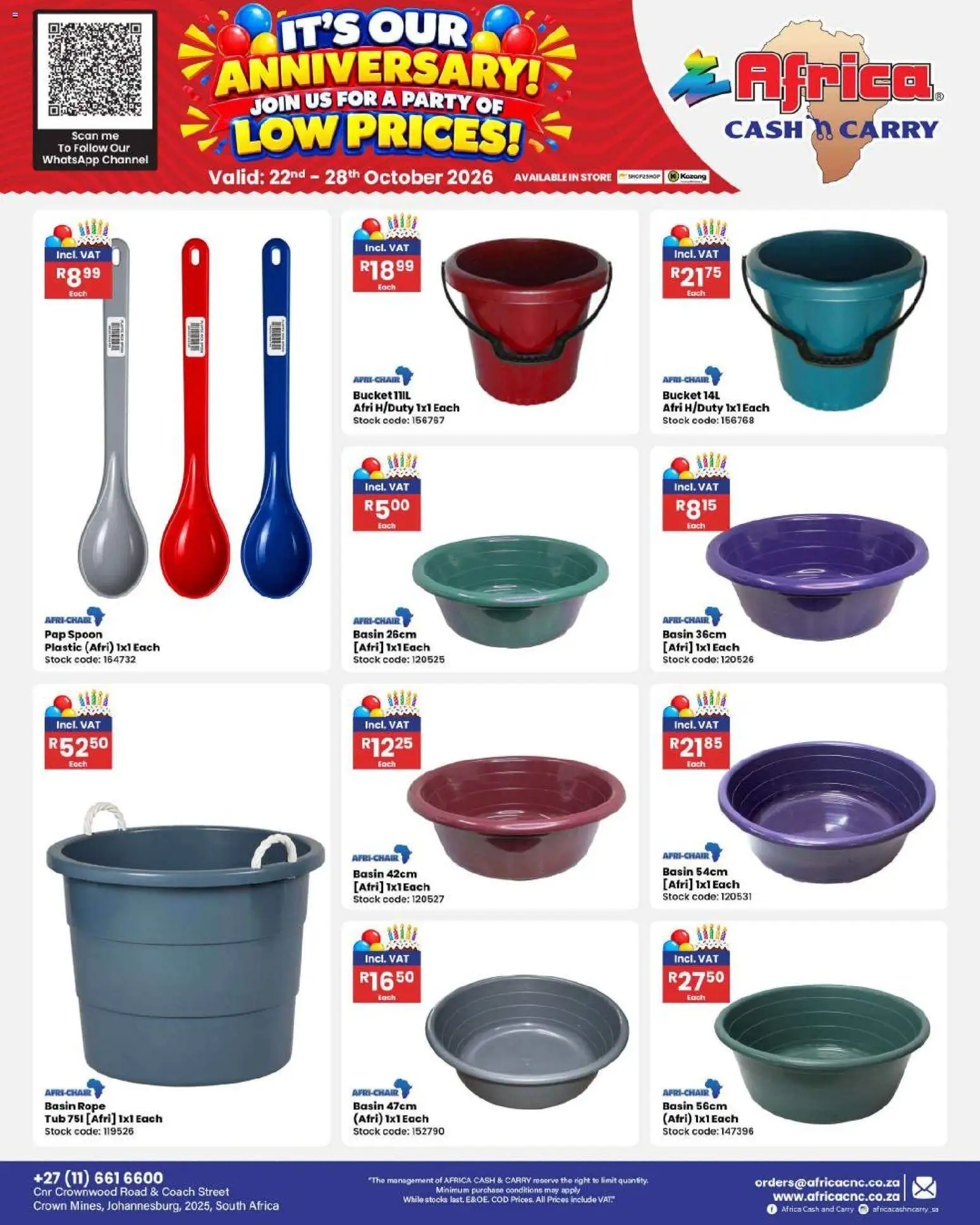 New Africa Cash & Carry catalogue – valid from 22/10/2026 | Page: 72