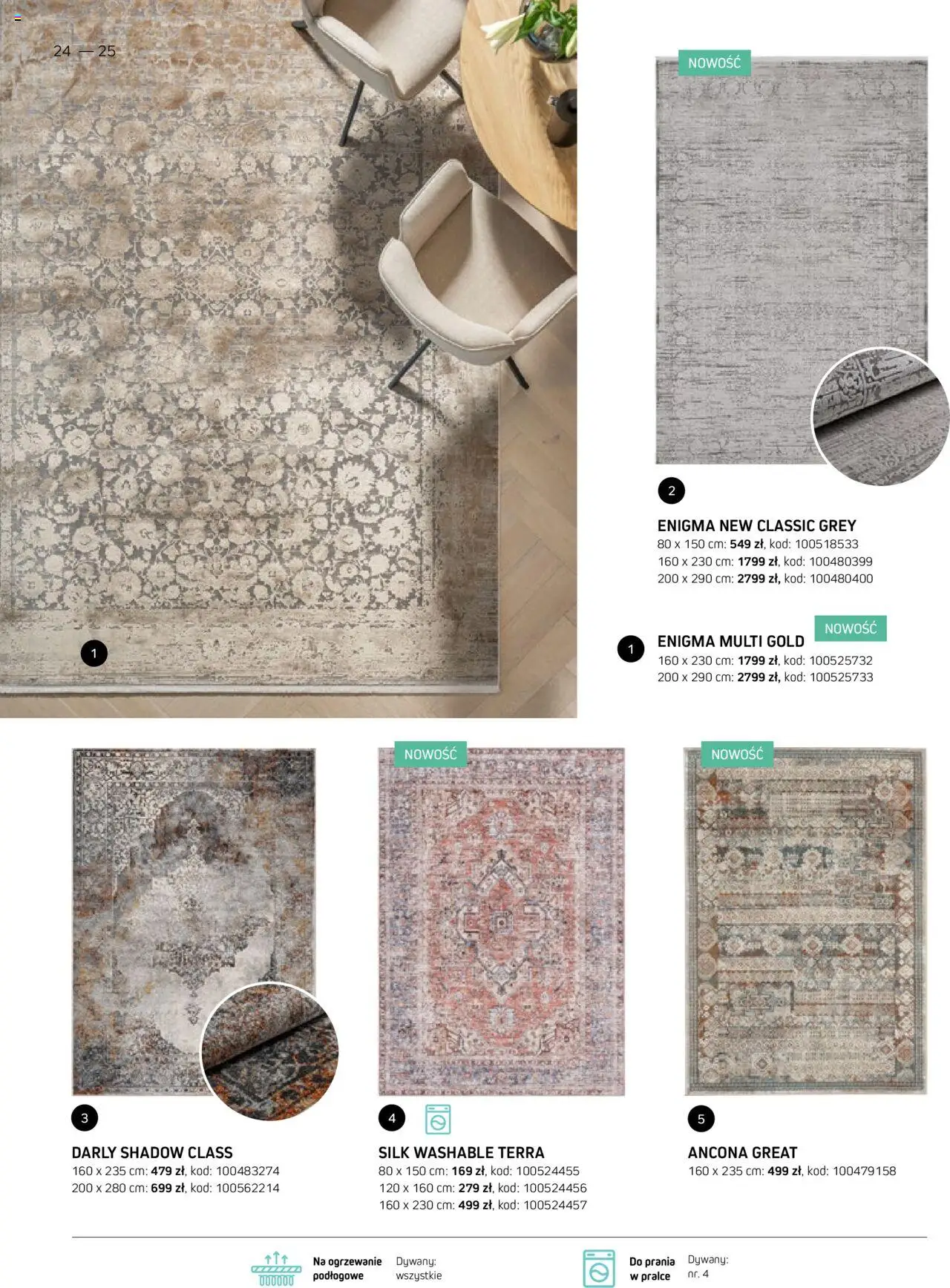 Komfort Gazetka - Katalog Dywanów od 15.10.2025 | Strona: 24 | Produkty: Dywany