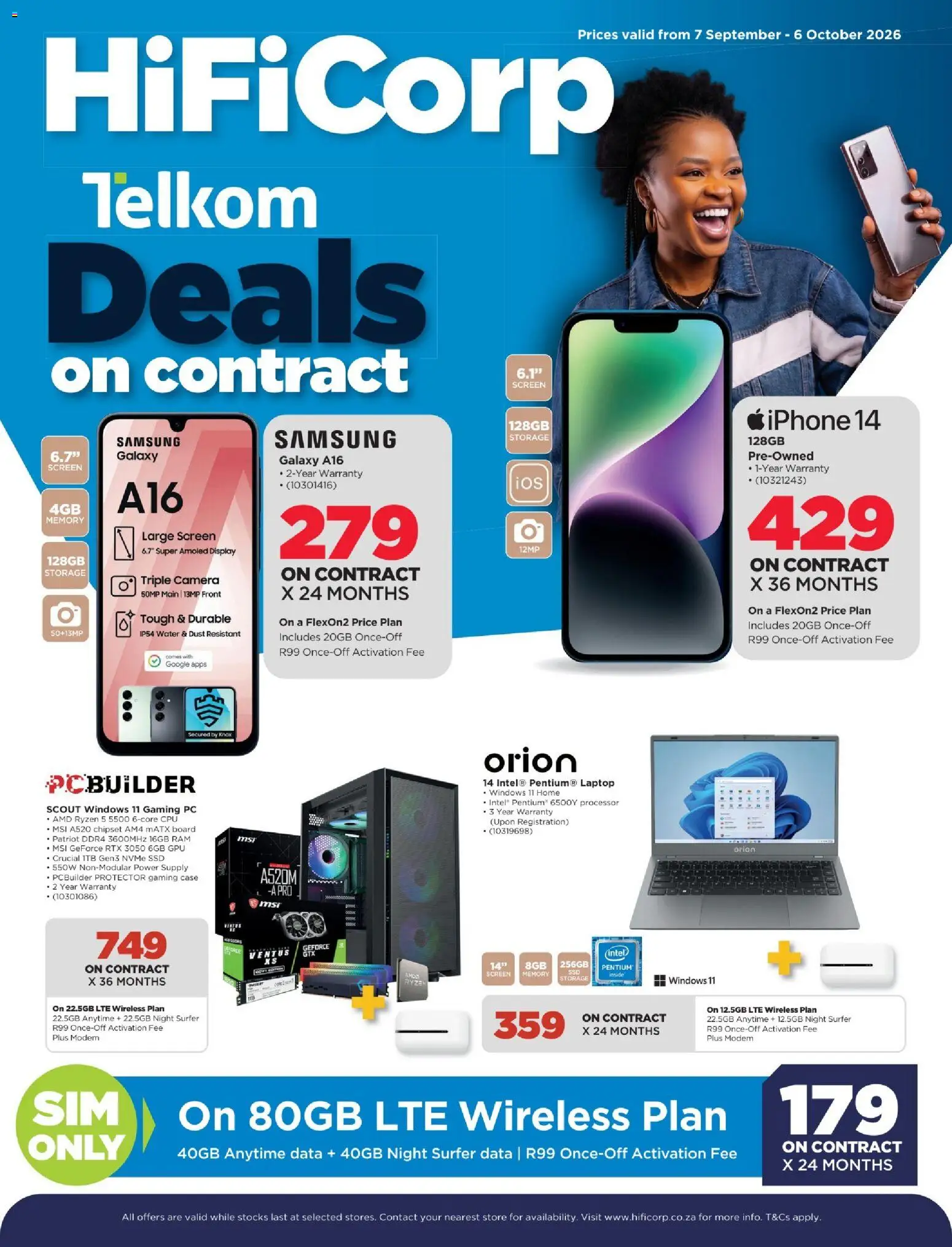 New HiFi Corp catalogue – valid from 07/09/2026 | Page: 1 | Products: Data, Camera, Case, Water