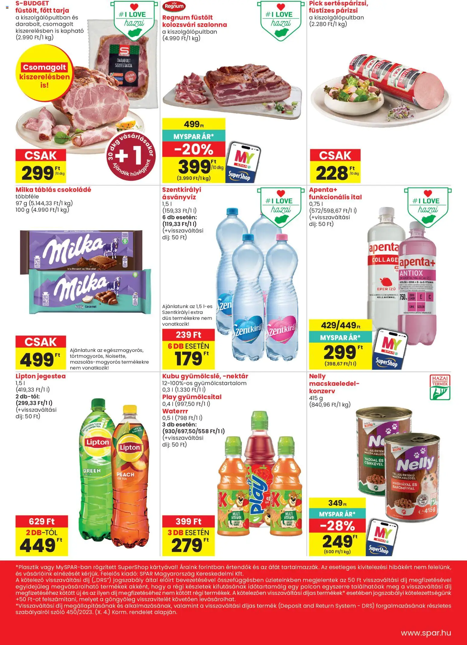 Spar Market akciós ujság - amely érvényes a következő dátumtól: 2026.11.05. | Oldal: 2 | Termékek: Szőlő, Milka, Kolozsvári szalonna, Eper