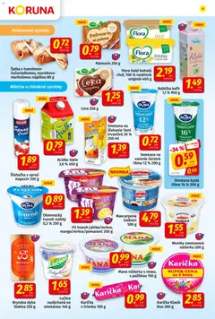 Koruna leták platný od 03.07.2026 | Strana: 4 | Produkty: Palmarin, Bryndza, Mango, Mascarpone