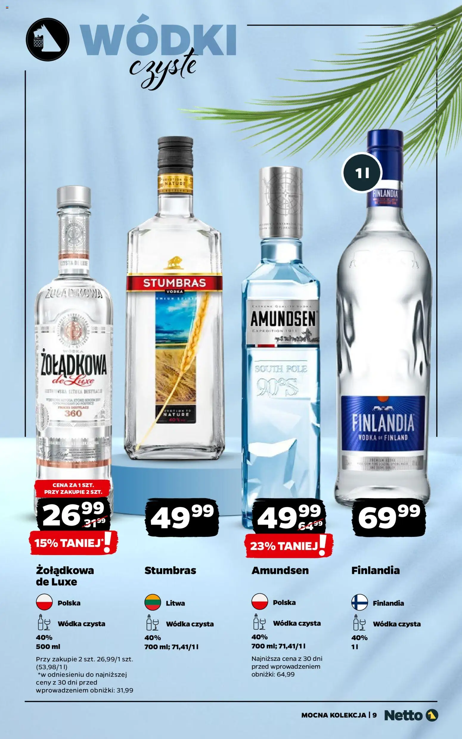 Netto gazetka - Mocne alkohole od 03.08.2026 | Strona: 9 | Produkty: Vodka, Wódka