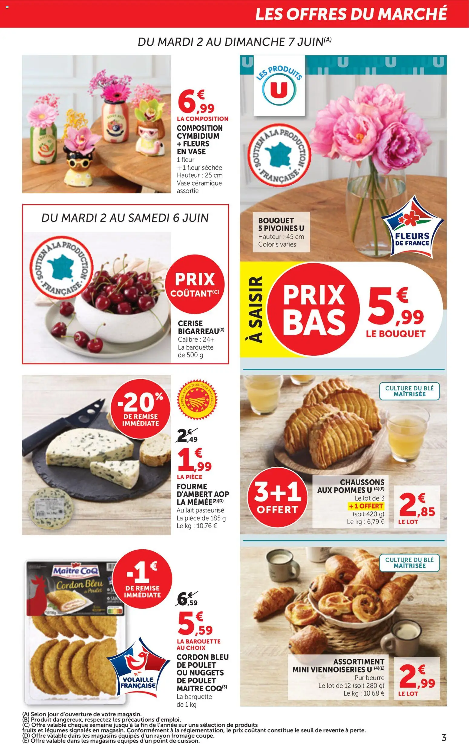 {H1} | Page: 3 | Produits: Vase, Viennoiseries, Beurre, Pommes
