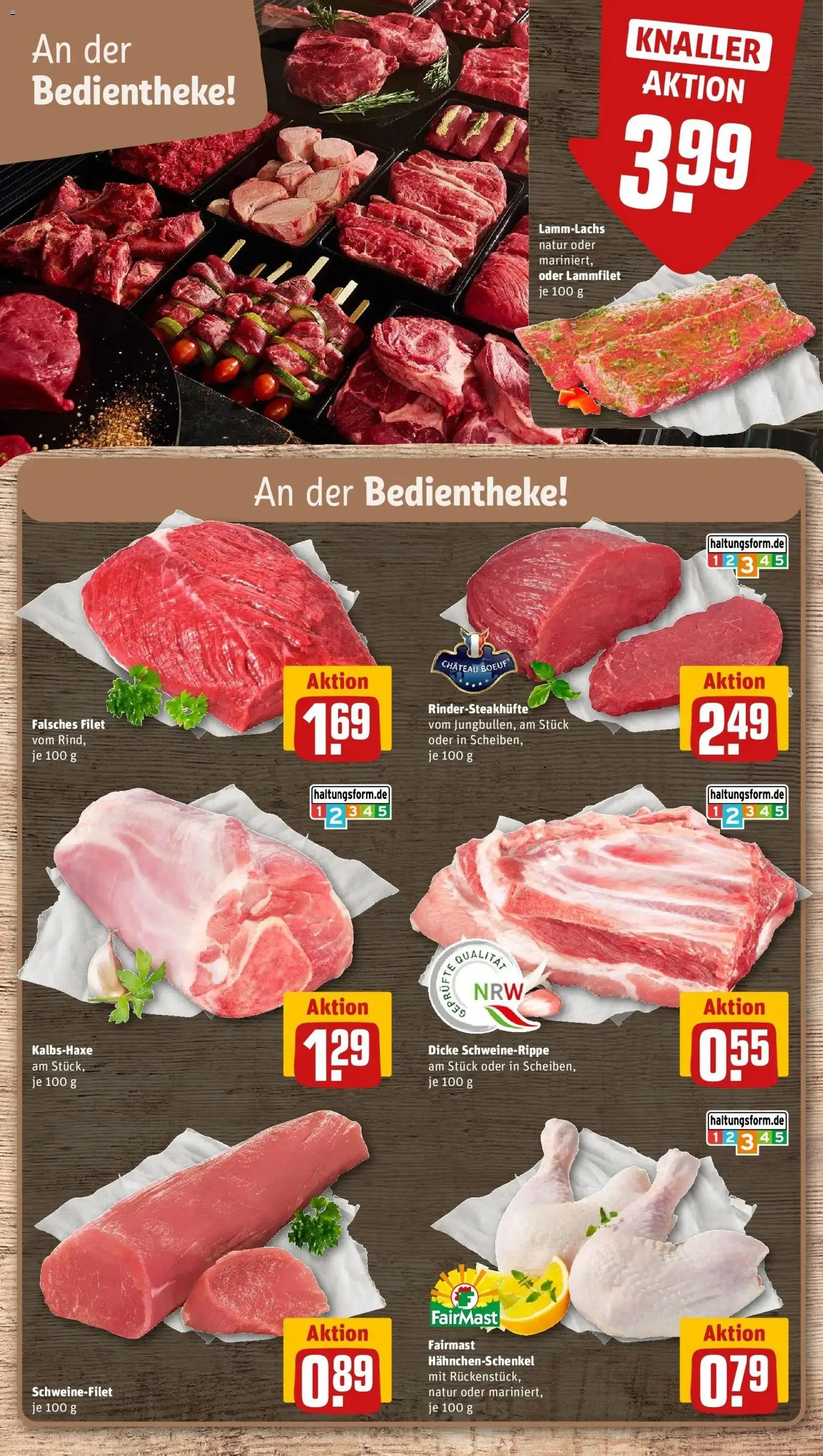 REWE Prospekt ab 14.09.2026 zum Blättern » Angebote | Seite: 6 | Produkte: Hahnchenschenkel, Schweinefilet