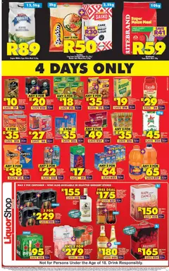 Shoprite specials catalogue – valid from 18.06.2026 | Page: 3 | Products: Brandy, Maize meal, Soup, Chilli