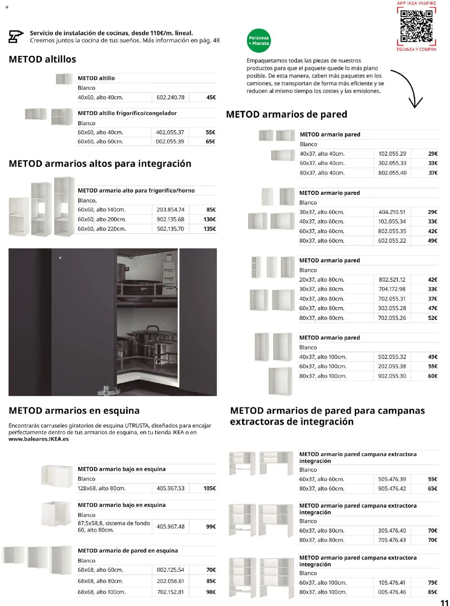 Catálogo IKEA Cocinas │ válido desde el 01.02.2026 | Página: 11 | Productos: Cocina, Armario
