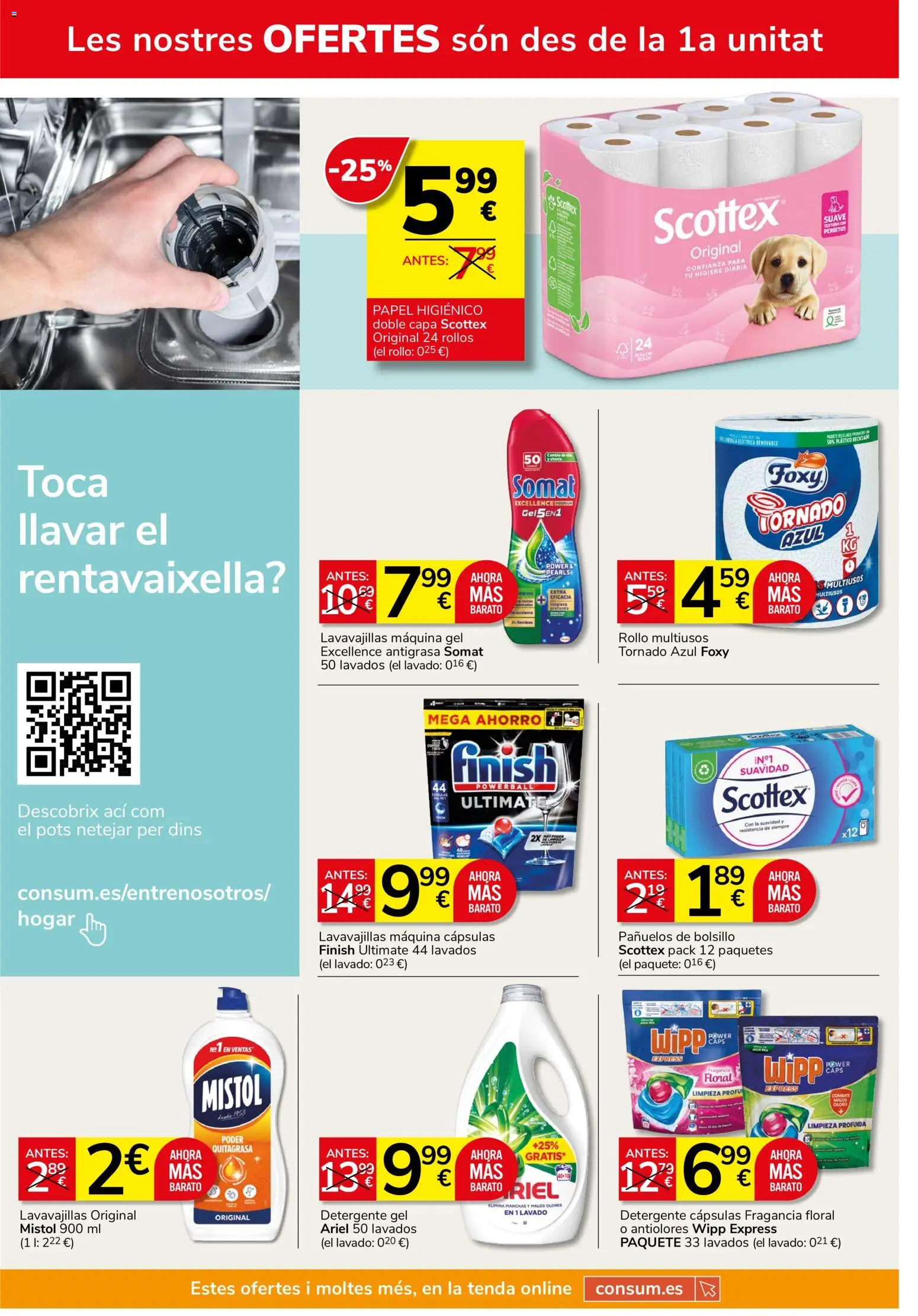 Consum folleto │ válido desde el 24/09/2026 | Página: 22 | Productos: Fragancia, Cápsulas, Detergente, Lavavajillas