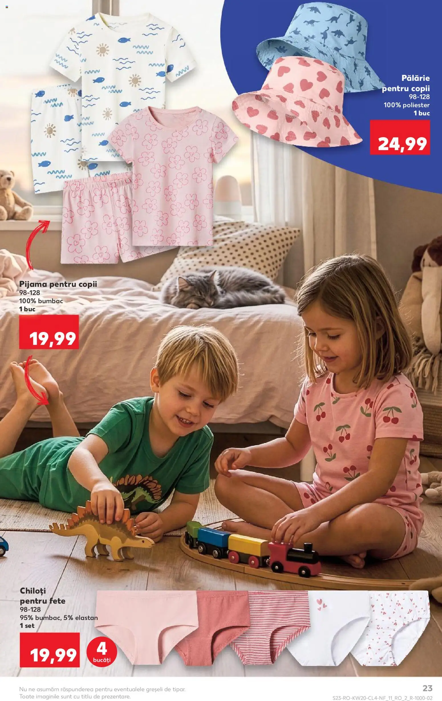 Noul catalog Kaufland – valabil de la 13.05.2026 | Pagină: 23 | Produse: Pălărie, Chiloți
