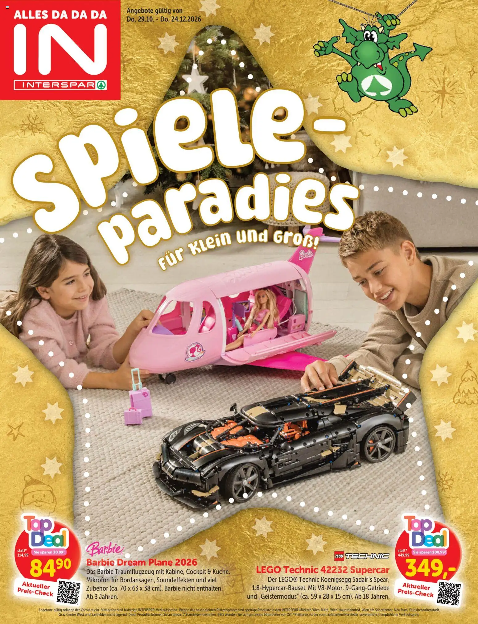 Interspar Sonderfolder Kindergeschenke gültig ab 27.10.2026 | Seite: 1 | Produkte: Mikrofon