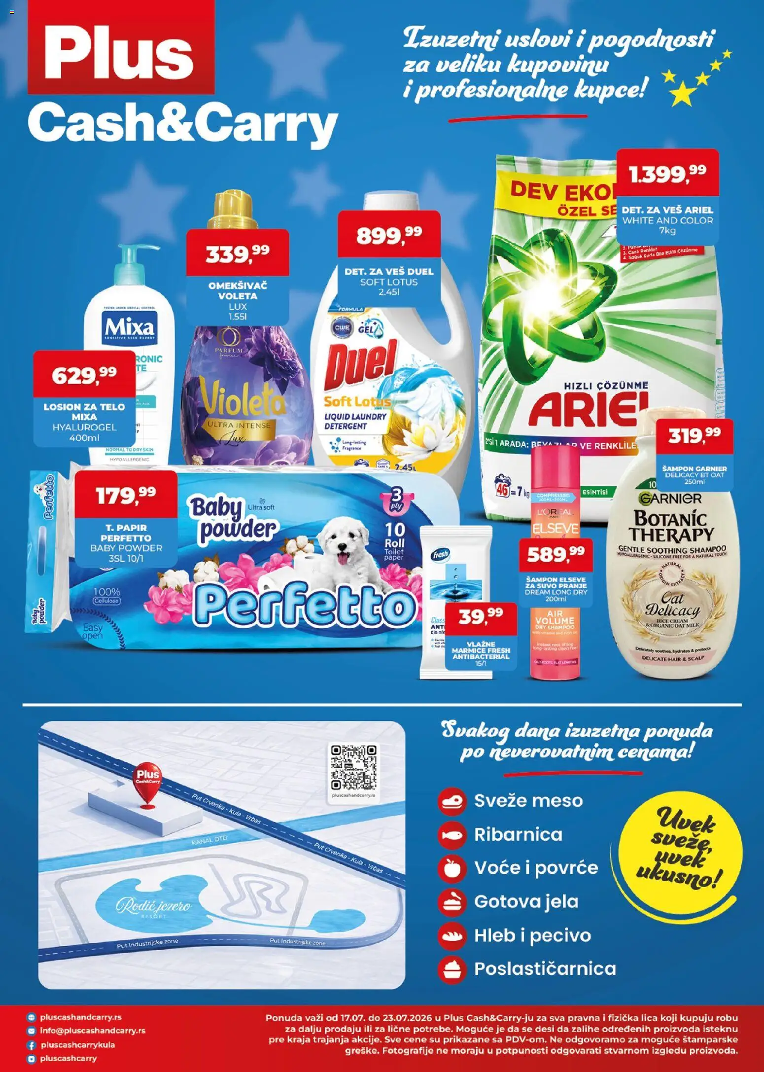 Plus Cash & Carry katalog - važi od 17.07.2026 | Strana: 4 | Proizvode: Garnier, Mixa, Šampon, Pecivo