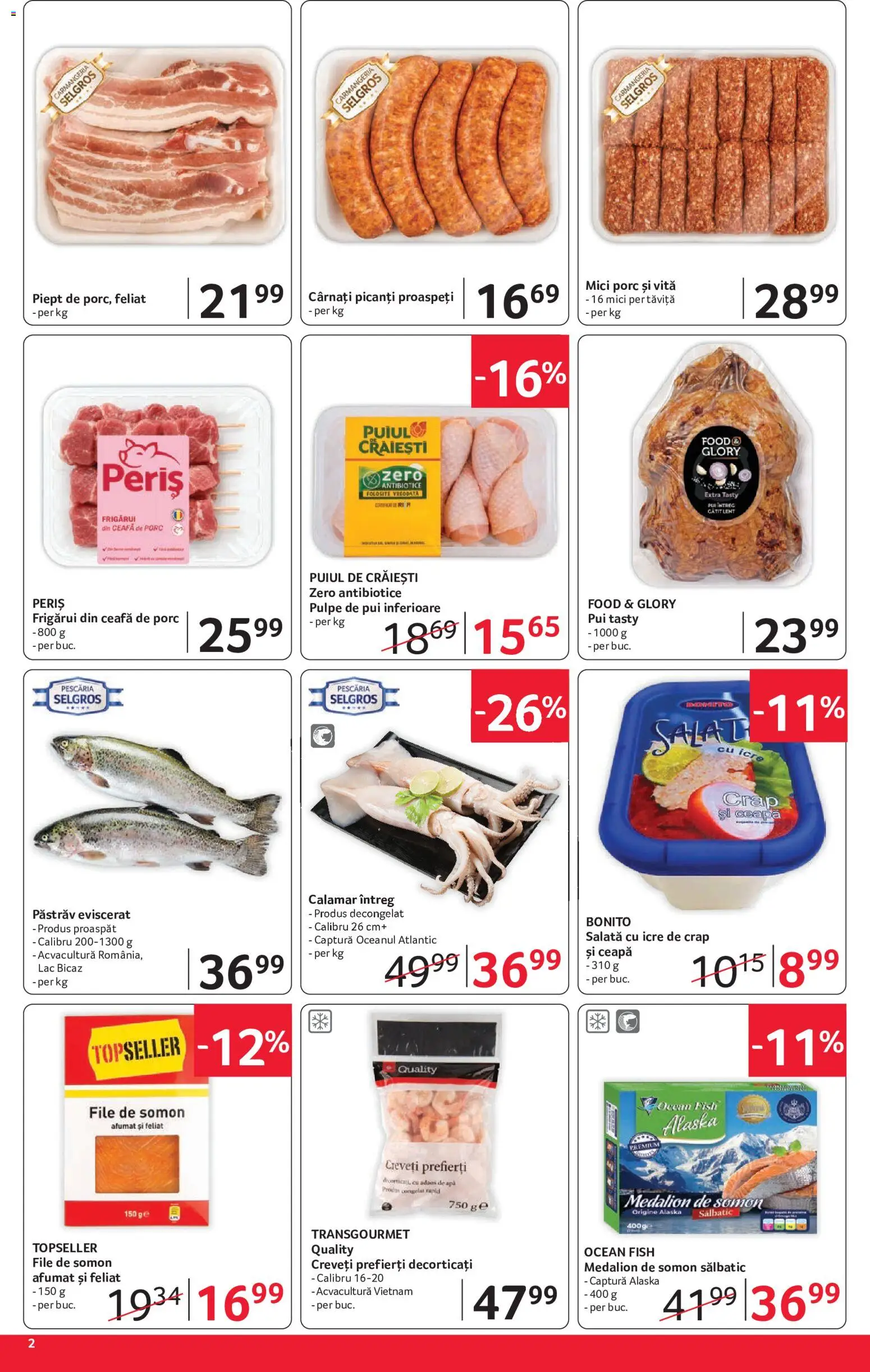 Noul catalog Selgros – valabil de la 10.07.2026 | Pagină: 2 | Produse: Hacıyatmaz Kedi Oyuncağı, Mici, Salată, Ceapă