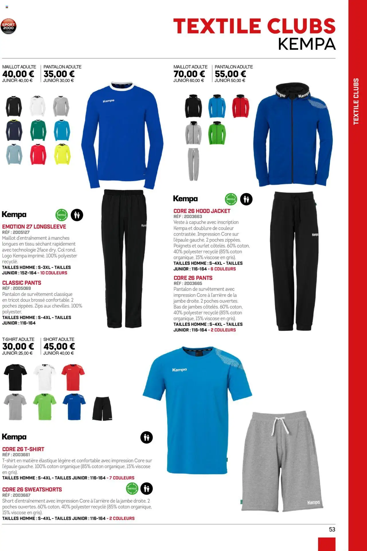 {H1} | Page: 53 | Produits: Coton, Brosse, Veste, Pantalon