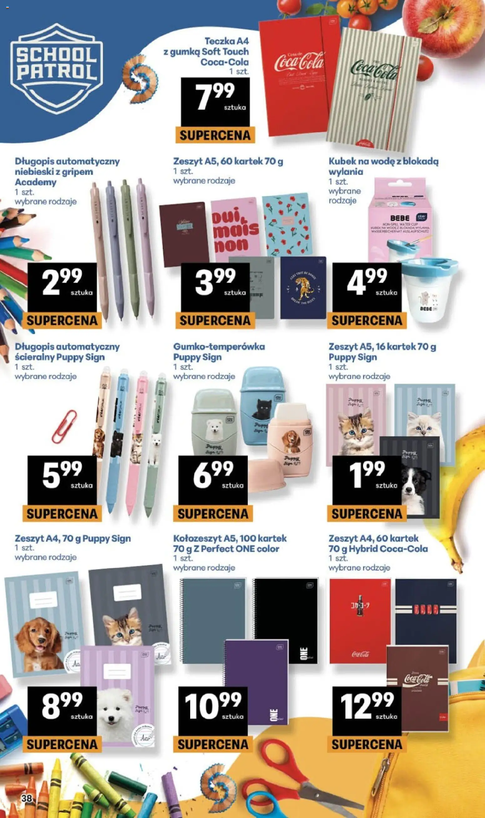 Delikatesy Centrum gazetka - Sklepy Własne od 06.08.2026 | Strona: 38 | Produkty: Zeszyt