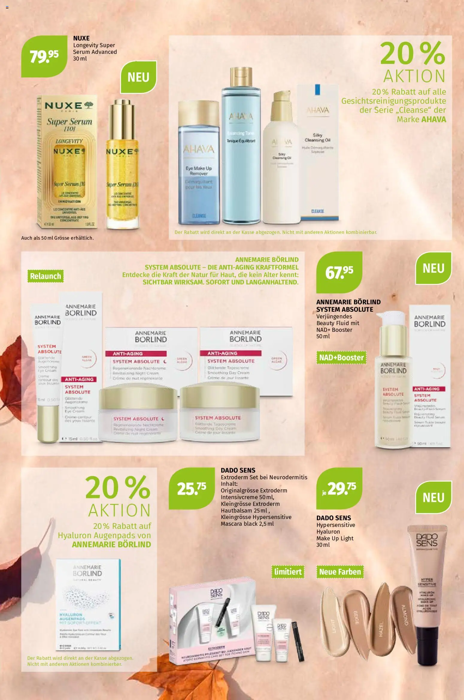 Müller aktionen Beauty-Highlights – gültig ab 01.10.2026 | Seite: 4 | Produkte: Serum, Creme, Mascara