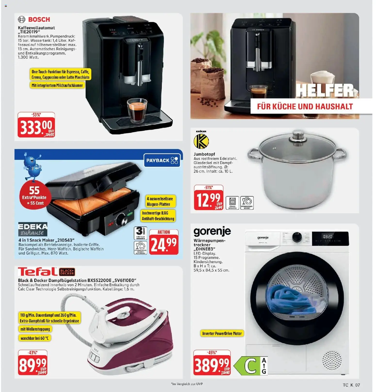 Marktkauf Prospekt Friedrichshafen (ab 05.10.2026) » Angebote online | Seite: 41 | Produkte: Bosch, Gorenje, Küche, Kaffeevollautomat