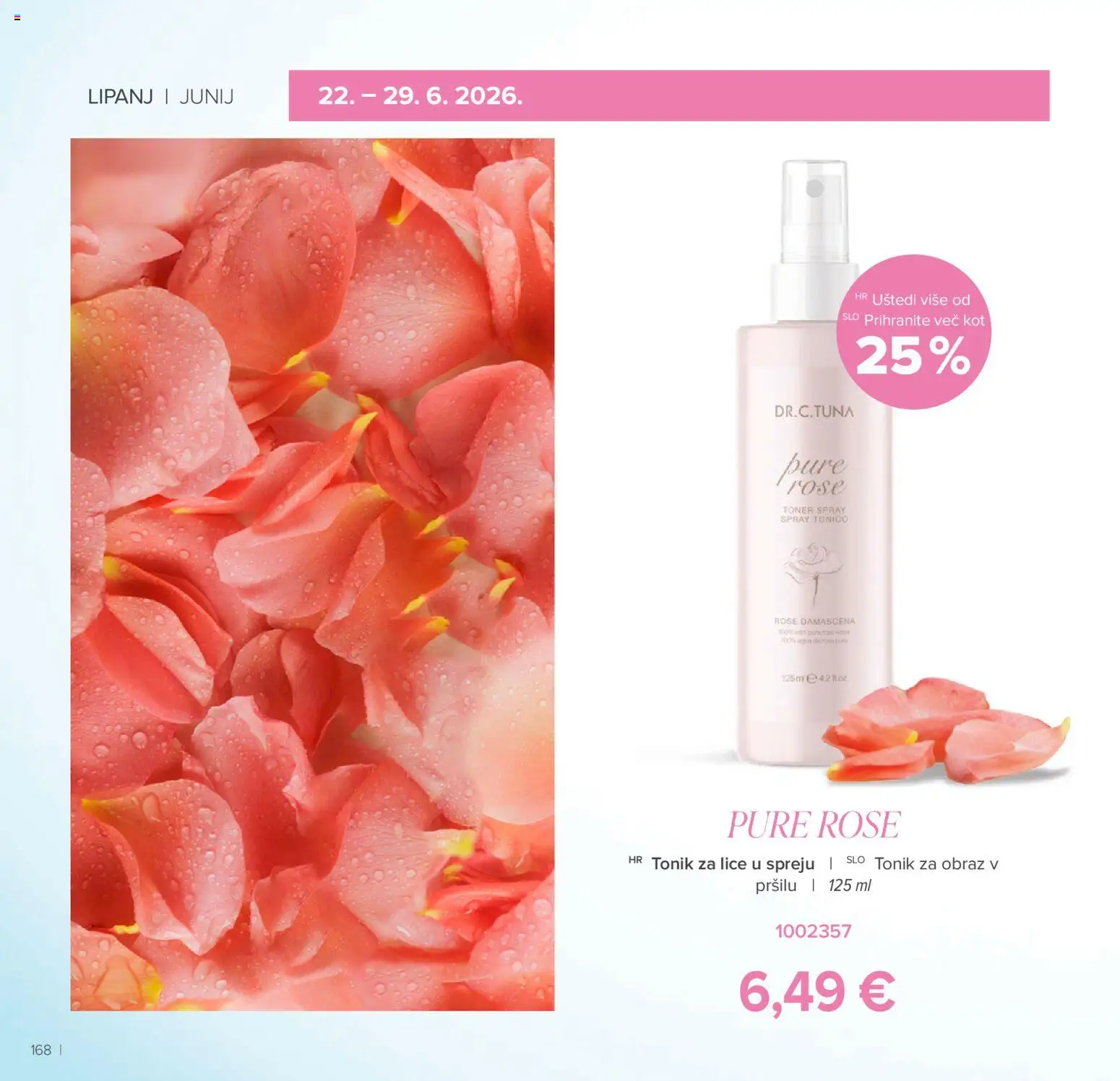 Farmasi katalog | vrijedi od 01.05.2026 | Stranica: 168 | Proizvodi: Tonik za lice, Toner