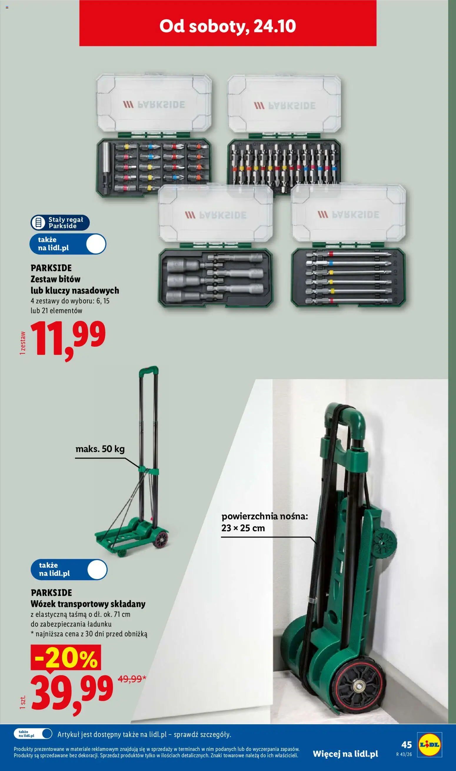 Lidl Polsko katalog od 19.10.2026 | Strana: 55 | Produkty: Parkside, Regál