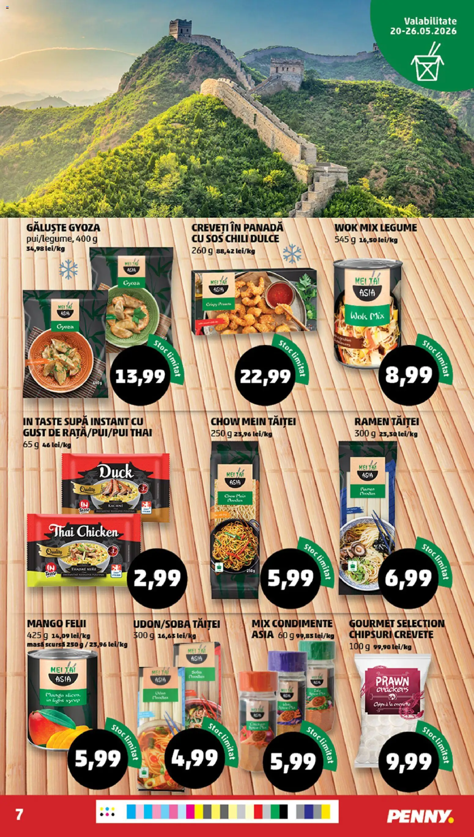Noul catalog PENNY – valabil de la 20.05.2026 | Pagină: 7 | Produse: Masă, Noodles, Legume, Sos