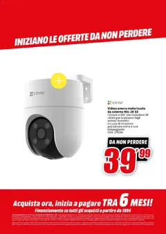 Anteprima del volantino Media World volantino valido a partire dal 15/06/2026 | Pagina: 22 | Prodotti: Videocamera