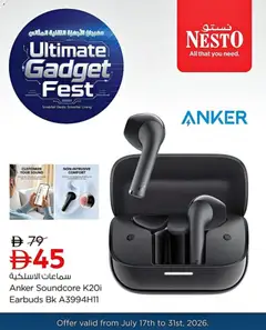 Preview of Nesto catalogue Ultimate Gadget Fest valid from 20 Jul, 2026