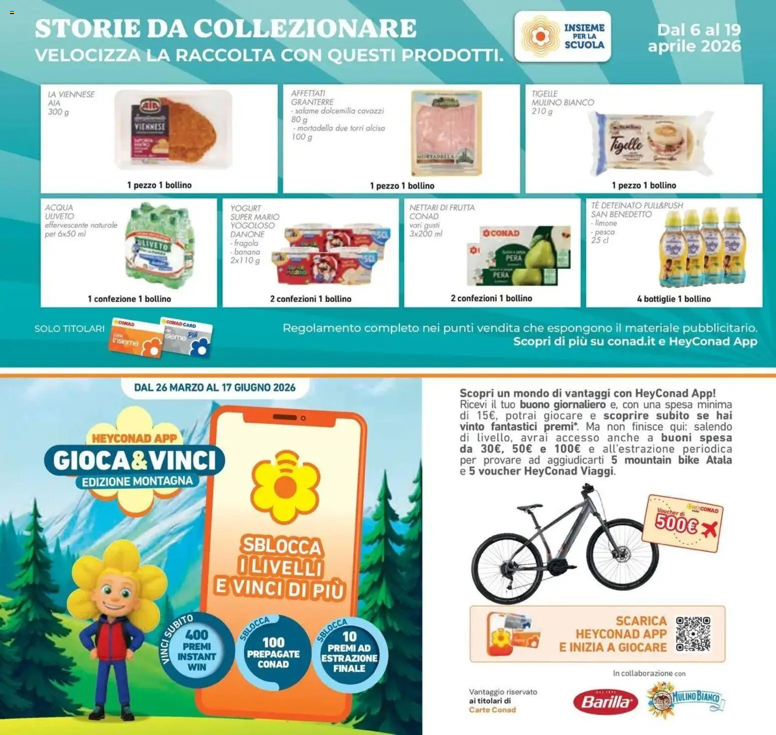 Volantino Conad del 08.04.2026 | Pagina: 34 | Prodotti: Salame, Frutta, Pesca, Mortadella