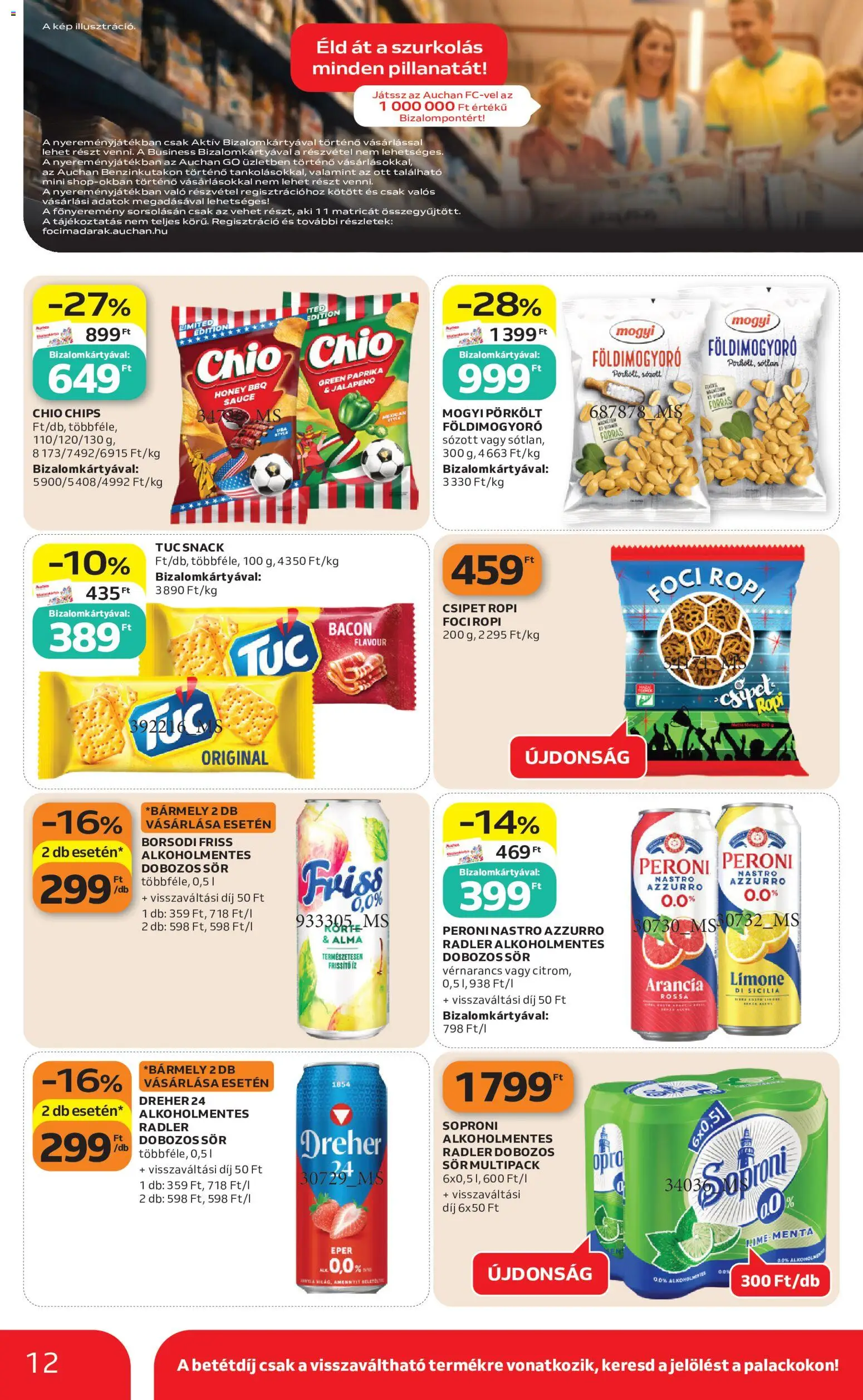 Auchan akciós ujság - amely érvényes a következő dátumtól: 2026.06.25. | Oldal: 12