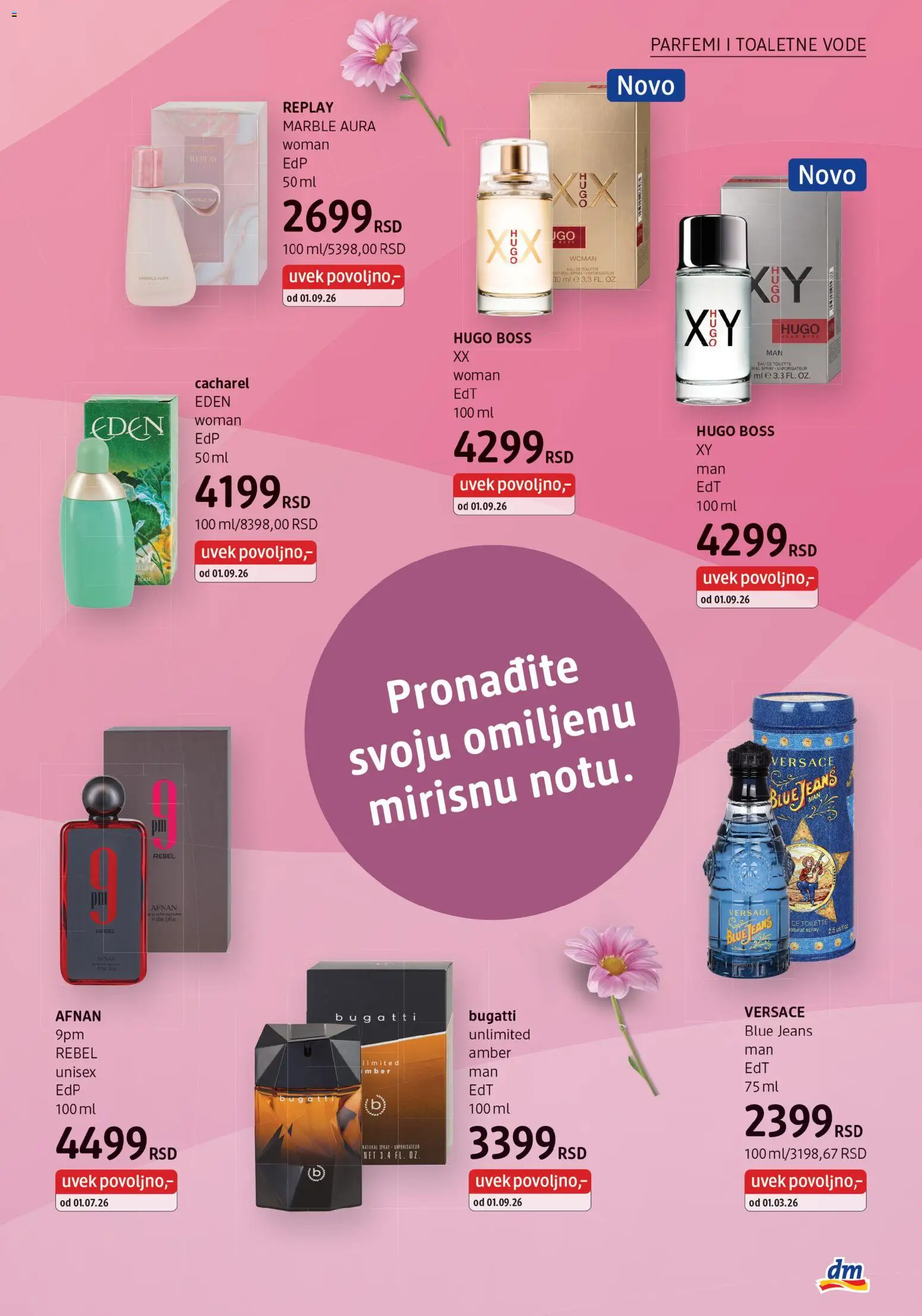 DM Drogerie katalog - važi od 01.09.2026 | Strana: 9 | Proizvode: Hugo