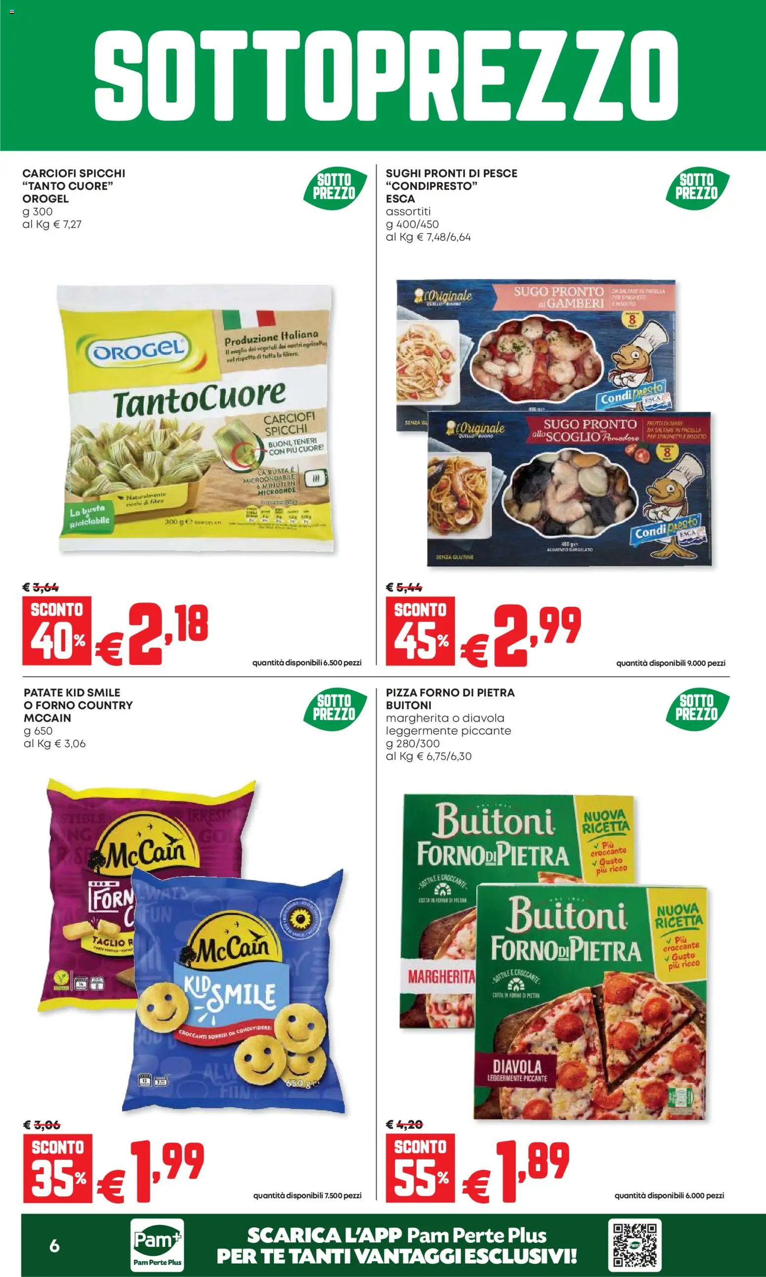 Volantino Panorama del 07.05.2026 | Pagina: 6 | Prodotti: Microonde, Pizza, Patate, Forno
