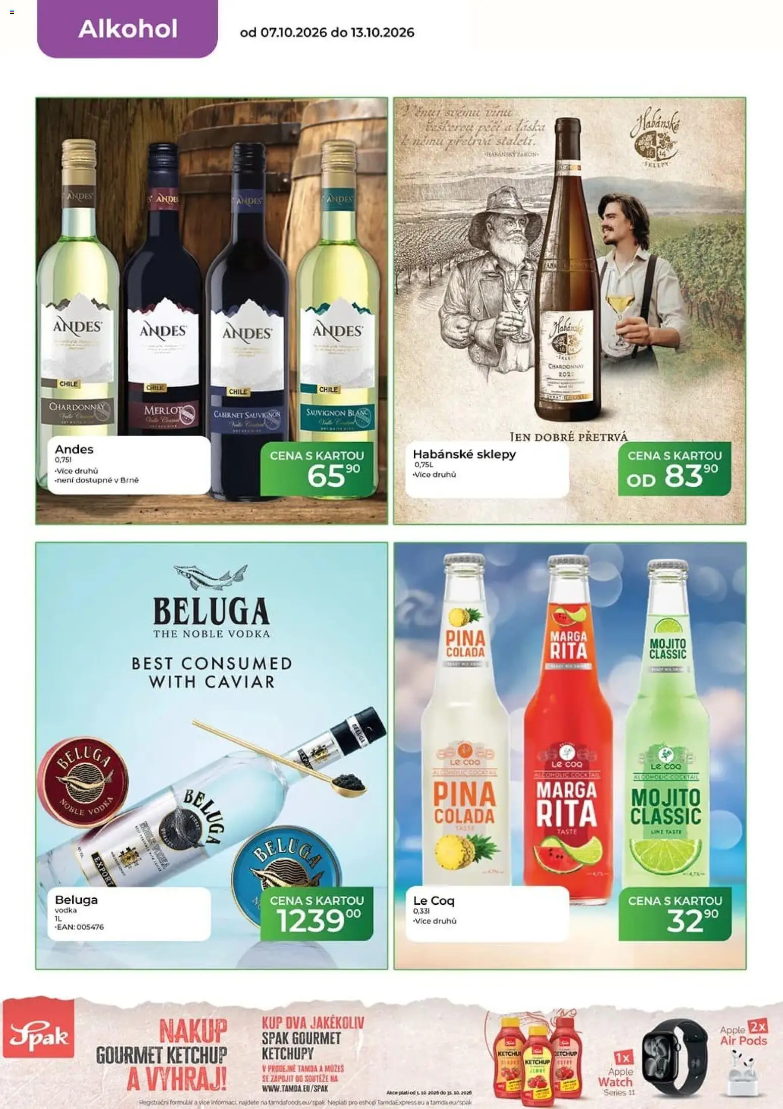 Tamda Foods leták od 07.10.2026 | Strana: 16 | Produkty: Habánské sklepy, Merlot, Mojito, Alkohol