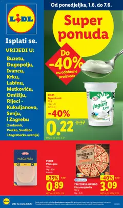 Lidl Super ponuda - Pregled kataloga iz trgovine Lidl, vrijedi od 01.06.2026