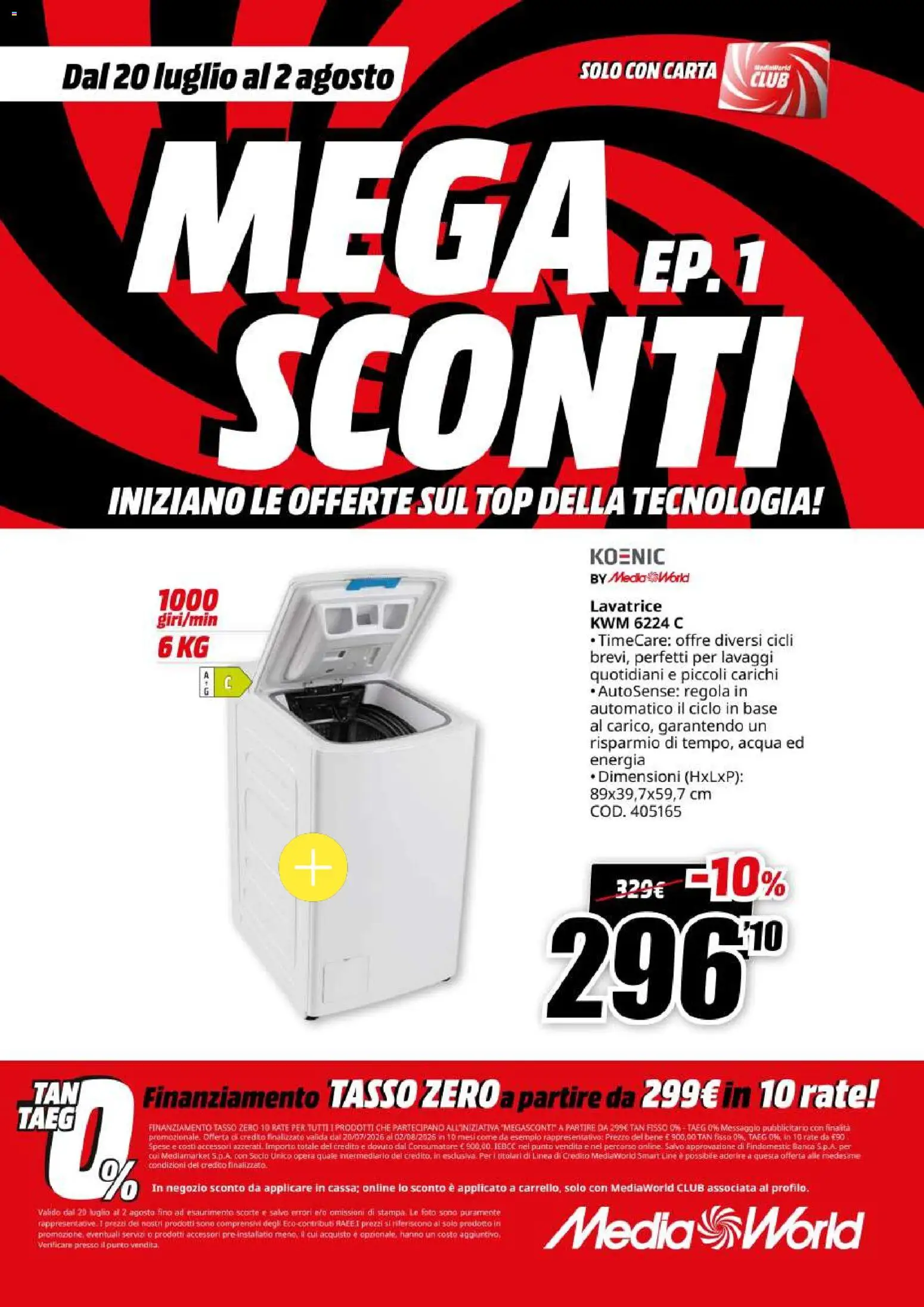 Volantino Media World del 20/07/2026 | Pagina: 57