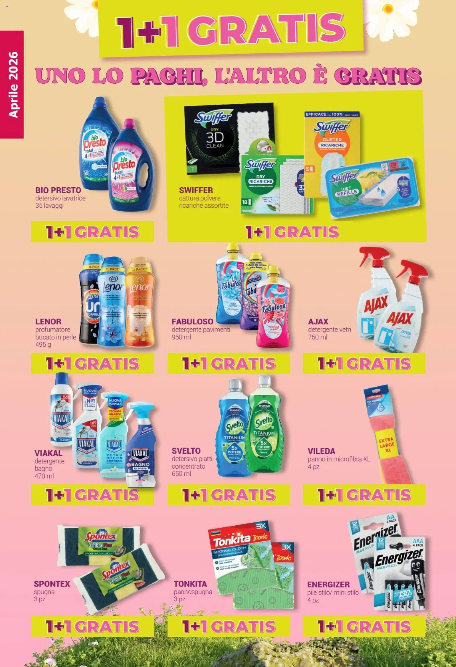 Volantino Tigotà del 01.04.2026 | Pagina: 2 | Prodotti: Spugna, Pile, Bagno, Doccia